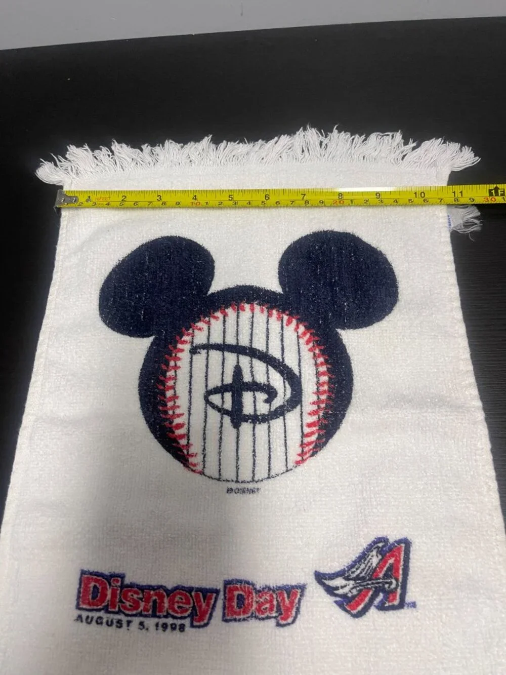 Vintage Disney Day Anaheim Angels Mickey Baseball Rally Towel 1998